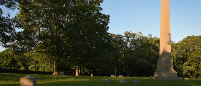 A view of Storrs Cemetery in July, 2017.